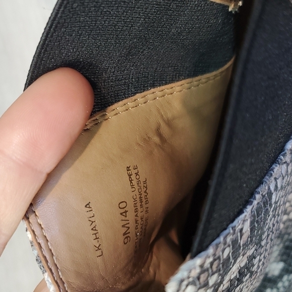 NEW Lucky Brand Womens Haylia Animal print Ankle boots shoes sz 9M - Picture 14 of 14